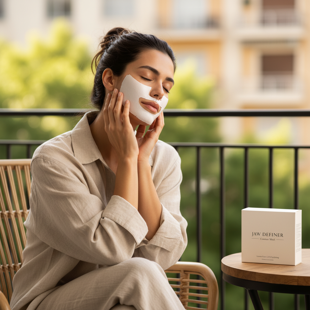 Jaw Definer Contour Mask – Marble Fig Edition